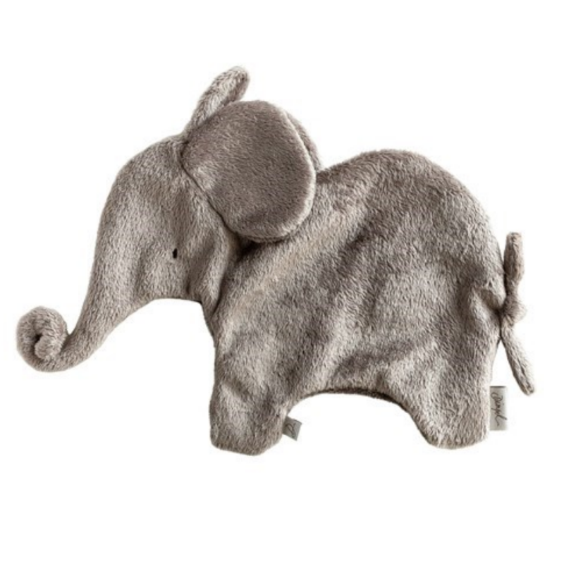  - oscar the elephant - comforter with pacifinder dark brown 22 cm 